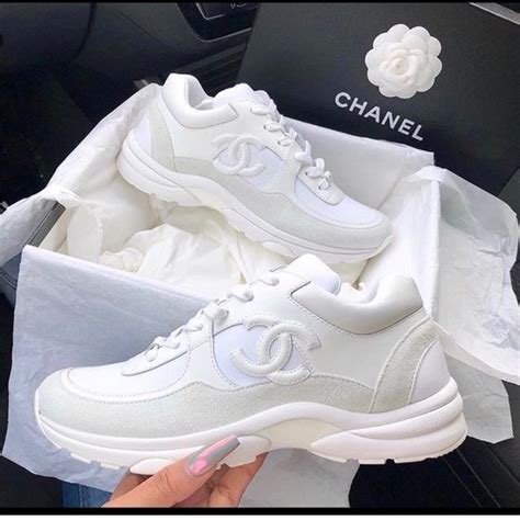 chanel shoes white|authentic chanel sneakers.